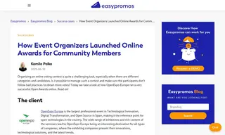 Preview of the OpenExpo Europe Case Study