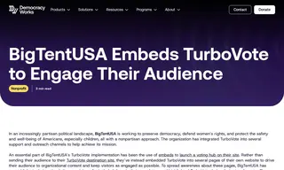 Preview of the BigTentUSA Case Study