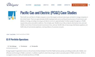 Preview of the Pacific Gas and Electric (pg&e) Case Study