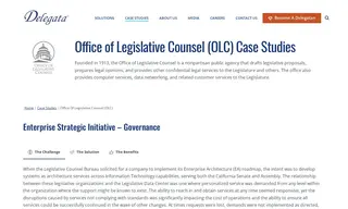 Preview of the Office of Legislative Counsel Case Study