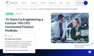 Preview of the Fortune 100 Consumer Goods Company Case Study