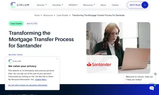 Preview of the Santander Case Study
