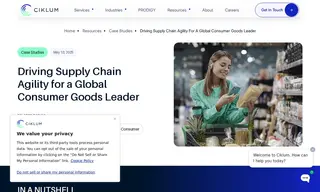 Preview of the Global Consumer Goods Leader Case Study