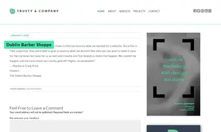Preview of the The Dublin Barber Shoppe Case Study