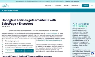 Preview of the Donoghue Forlines LLC Case Study