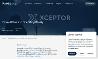Preview of the Xceptor Case Study