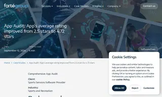 Preview of the Sports Services Software Provider Case Study