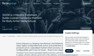 Preview of the Armor Express Case Study