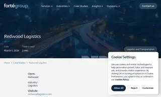 Preview of the Redwood Logistics Case Study
