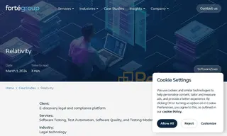 Preview of the Relativity Case Study