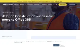 Preview of the JE Dunn Construction Case Study