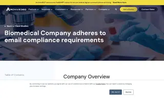 Preview of the Biomedical Company Case Study