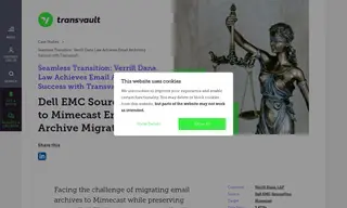 Preview of the Verrill Dana, LLP Case Study