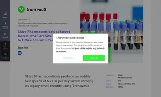 Preview of the Shire Pharmaceuticals Case Study
