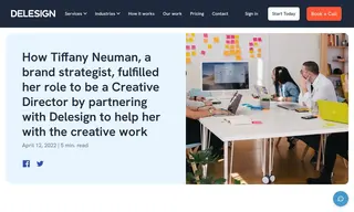 Preview of the Tiffany Newman Creative Agency Case Study