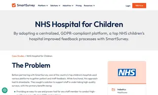 Preview of the NHS Hospital for Children Case Study