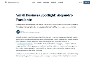 Preview of the AlphaGraphics Sunnyvale Case Study