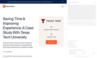Preview of the Texas Tech University Case Study