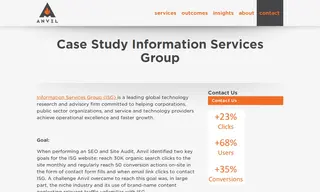 Preview of the Information Services Group (isg) Case Study