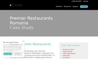 Preview of the Premier Restaurants Romania Case Study