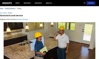 Preview of the Absolute Drywall Service Case Study