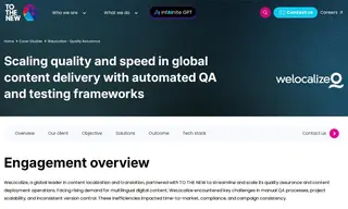 Preview of the Welocalize Case Study