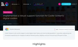 Preview of the Cooler Screens Case Study