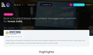 Preview of the Invest India Case Study