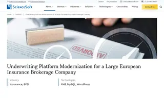 Preview of the Large European Insurance Brokerage Company Case Study