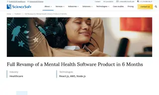 Preview of the US-based Mental Health Management Startup Case Study