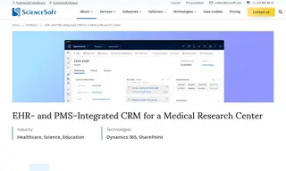 Preview of the Medical and Research Center Case Study
