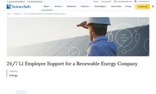Preview of the US-based Renewable Energy Company Case Study