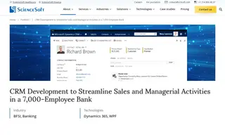Preview of the Retail Bank With 7 Mln Clients Case Study