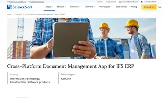 Preview of the IFS Applications™ Platform Case Study