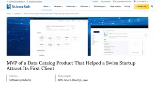 Preview of the Swiss Startup Developing Innovative Data Management Solutions Case Study