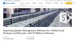 Preview of the Global Lead Producer and Recycler Case Study