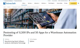 Preview of the Warehouse Automation Provider Case Study