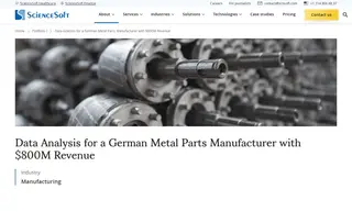 Preview of the German Metal Parts Manufacturer Case Study