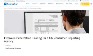 Preview of the US Licensed Consumer Reporting Agency Case Study