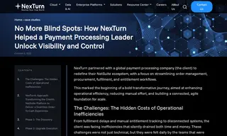 Preview of the Global Payment Processing Company (the Client) Case Study