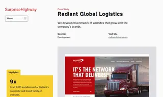 Preview of the Radiant Global Logistics Case Study