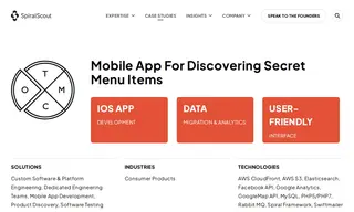 Preview of the Off The Menu Case Study