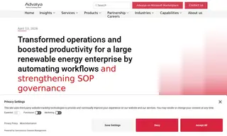 Preview of the Large Renewable Energy Enterprise Case Study