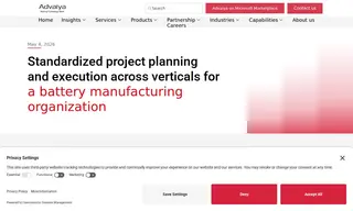 Preview of the Battery Manufacturing Organization Case Study