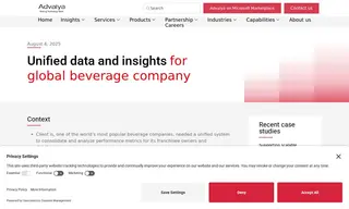 Preview of the Global Beverage Company Case Study