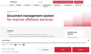 Preview of the Marine Offshore Services Provider Case Study
