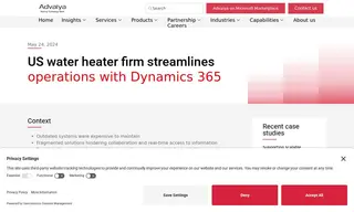 Preview of the US Water Heater Firm Case Study