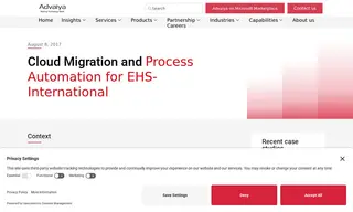 Preview of the EHS-International Case Study