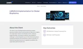 Preview of the Top-20 Global Biopharmaceutical Company Case Study