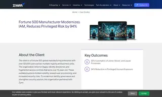 Preview of the Fortune 500 Global Manufacturing Enterprise Case Study